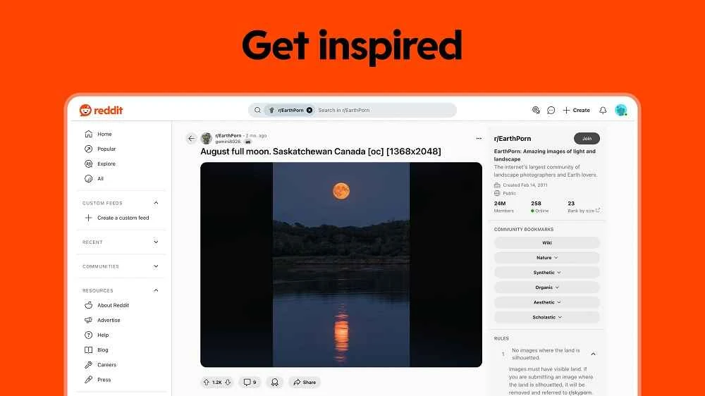 Reddit — لقطة شاشة 2